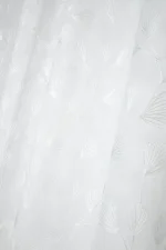 Perdea Nova 140X260 cm, culoare alb, 100% poliester - imagine 3