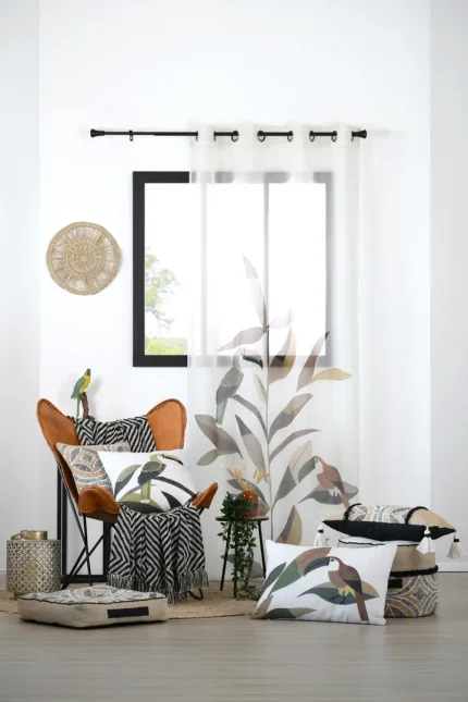 Perdea Tucano 140X260 cm, culoare multicolor, 100% poliester - imagine 2