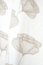 Draperie Orianna 140X260 cm, culoare natural, 45% poliester 55% bumbac - imagine 4