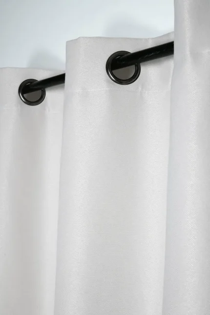 Draperie Milton 135X240 cm, culoare crem, 100% poliester - imagine 3