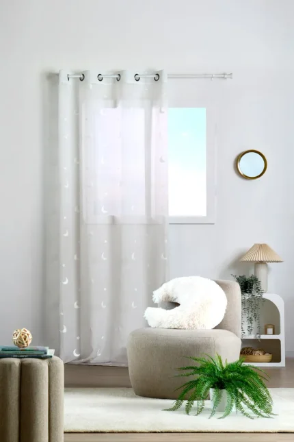 Perdea Moonlight 140X260 cm, culoare natural, 100% poliester - imagine 2