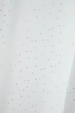 Perdea Stacy 135X260 cm, culoare alb, 100% poliester - imagine 4