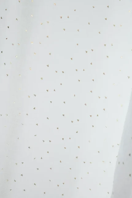 Perdea Stacy 135X260 cm, culoare alb, 100% poliester - imagine 4