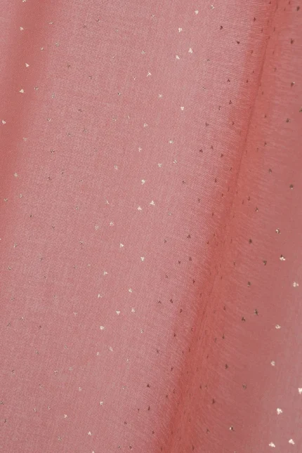 Perdea Stacy 135X260 cm, culoare marsala, 100% poliester - imagine 4