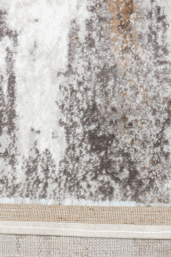 R6V22424 Covor DEFNE MR112 Cappuccino/Auriu - imagine 6
