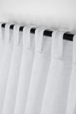 Perdea Madrid 290X260 cm, culoare alb, 100% poliester - imagine 3