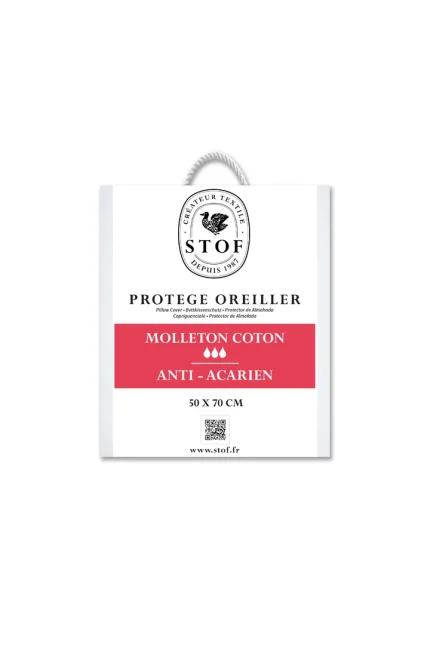 Protecție pernă Carlyn 50X70 cm, culoare alb - imagine 4