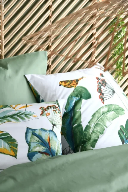 Față de pernă Arupana 50X70 cm, culoare verde, 100% bumbac - imagine 2