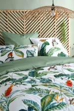 Față de pernă Arupana 50X70 cm, culoare verde, 100% bumbac - imagine 6