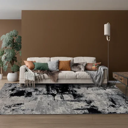 Covor living Rose 51272 Negru