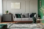 Covor living Rose 50122 Verde Smarald